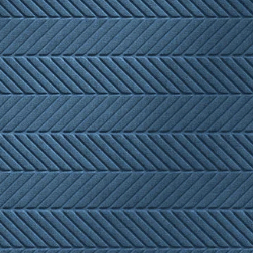 Waterhog Herringbone with a rubber border 