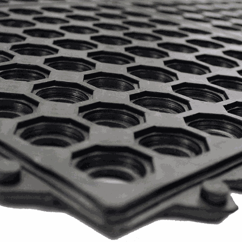 Interlocking Rubber Restaurant Tiles