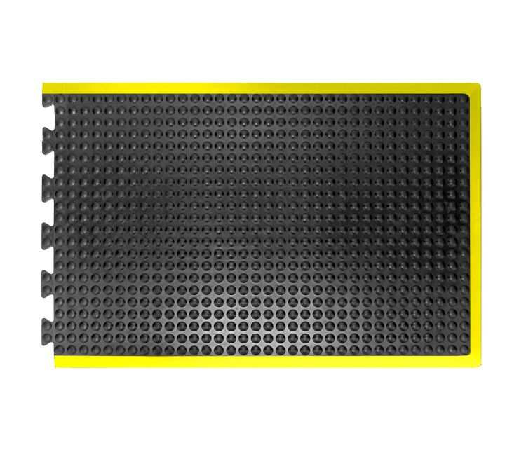 Bubblemat Safety Anti Fatigue Mat - Yellow Border