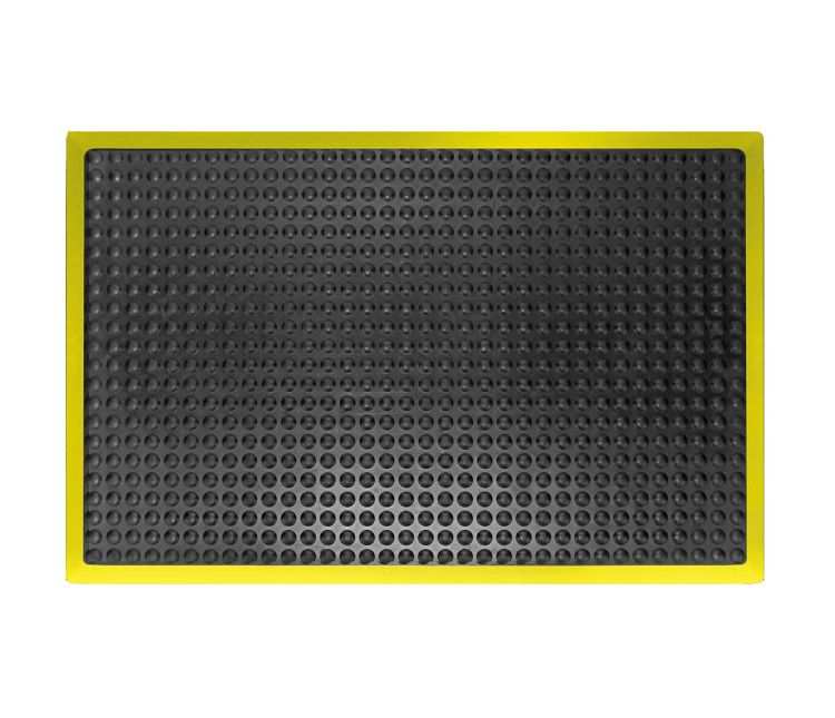 Bubblemat Safety Anti Fatigue Mat - Yellow Border