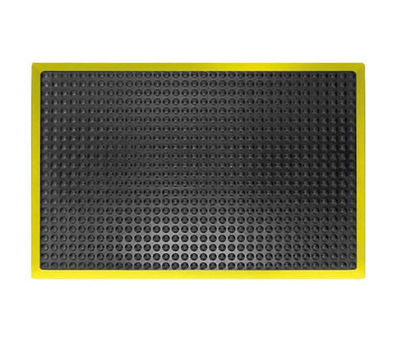 Bubblemat Safety Anti Fatigue Mat - Yellow Border