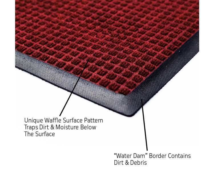 Waterhog Classic Red Heavy Duty Entrance Matting